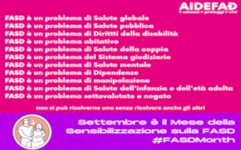 Giornata mondiale per la sensibilizzazione sulla FASD