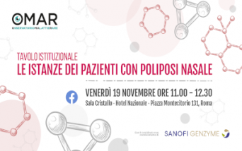 Tavolo istituzionale - Le istanze dei pazienti con poliposi nasale