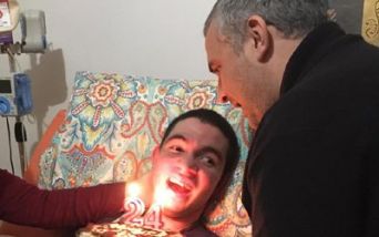 Antonio Alvaro insieme al figlio Natale