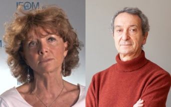 La professoressa Elisabetta Dejana e il dottor Roberto Latini