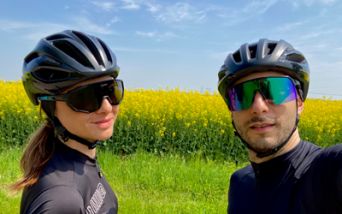 Giuseppe Luca Rizzo con la fidanzata Beatrice