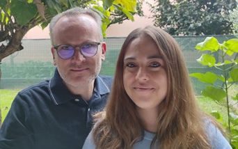 Paolo Chiandotto insieme a sua figlia Alice