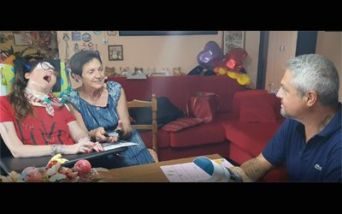 Rudy Bandiera insieme a Rossella e Gabriella