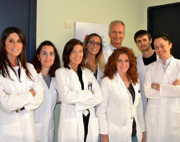 Gli autori dello studio presso l'Istituto San Raffaele Telethon per la Terapia Genica