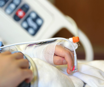 Bimbo malato - Immagine esemplificativa