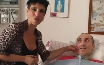 Giancarlo e la consigliera regionale Desirè Manca