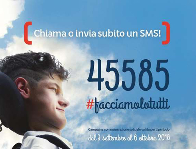atrofia muscolare spinale, raccolta fondi di Famiglie SMA