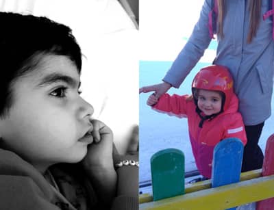 I piccoli Francesco e Nora, affetti da mutazione del gene GABRB2