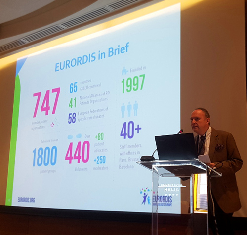 John Dart - Segretario Generale di EURORDIS (Foto a cura di Flavio Minelli)