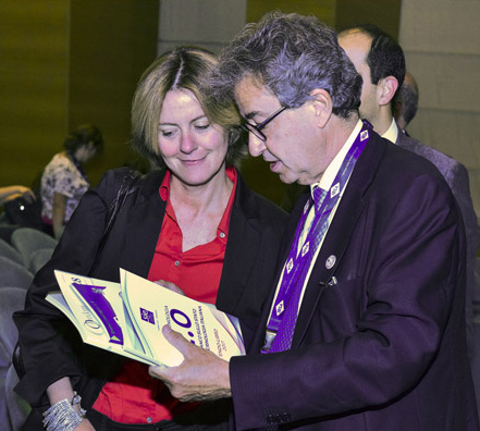 Il prof. Lenzi (a destra) insieme al Ministro della Salute Lorenzin