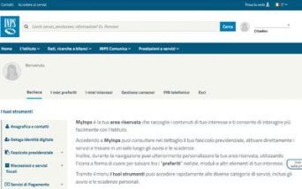 Area riservata My INPS