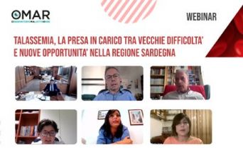 Webinar “Talassemia, la presa in carico tra vecchie difficoltà e nuove opportunità”